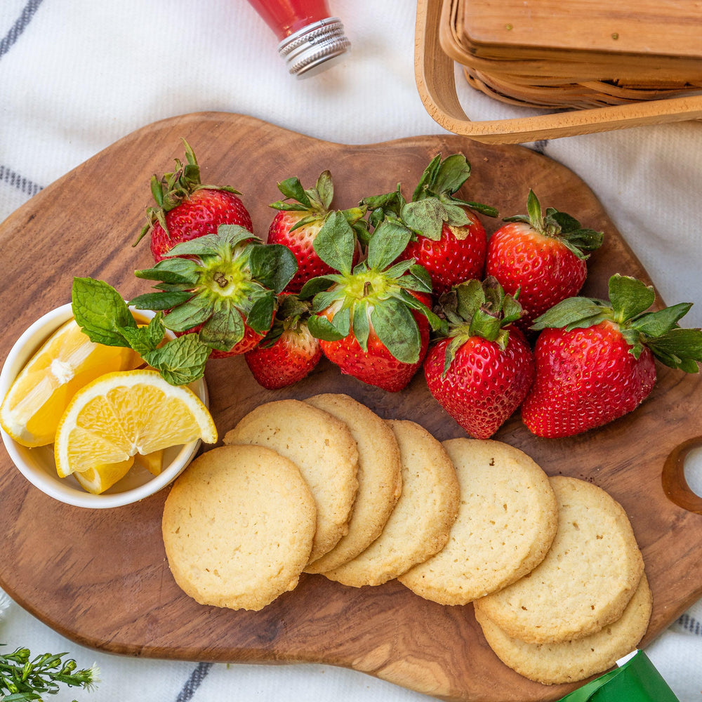 Tate's lemon cookies in a gift box, ideal for gifting