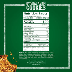 Tate's Oatmeal Raisin Cookies four-pack bulk package for easy party trays