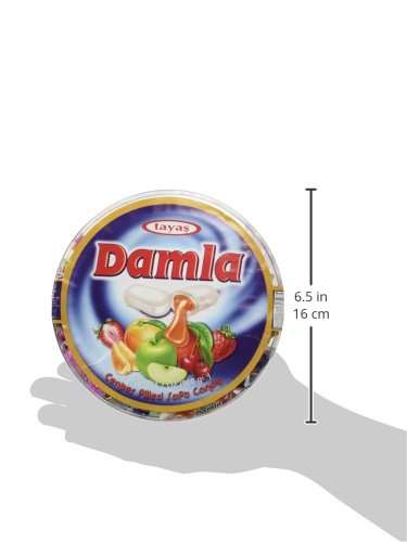 Tayas Damla Colombina 800g candy bowl setup suggests sharing at gatherings.