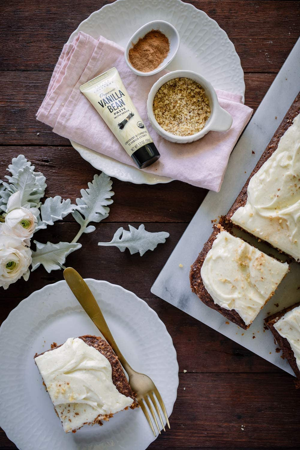 Taylor & Colledge vanilla bean paste close-up, highlights premium seeds and natural color.