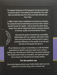 Taylors of Harrogate Earl Grey can be enjoyed hot or iced