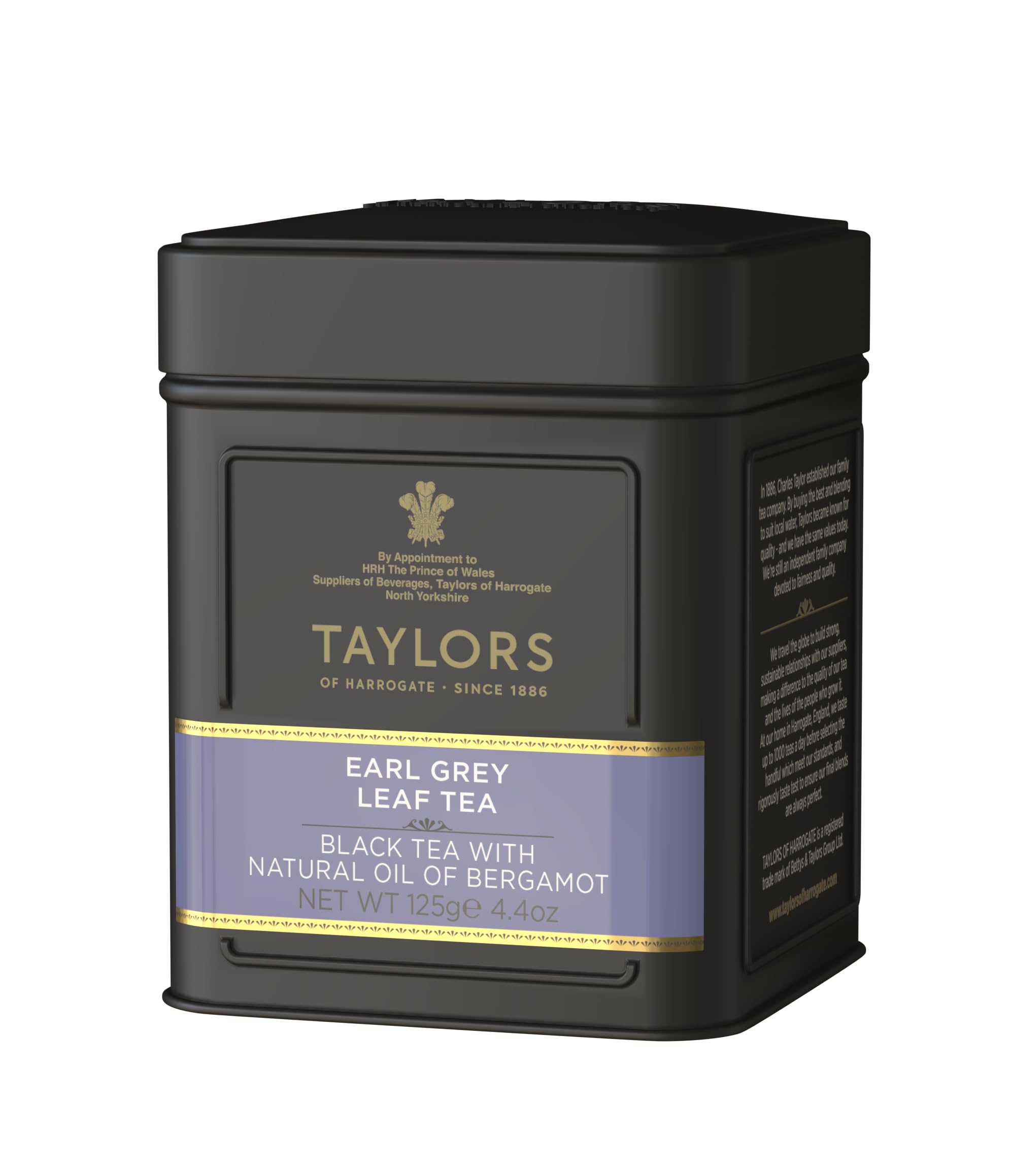 Bergamot oil aroma enhances the cup, offering a bright citrus note for refined afternoon tea.