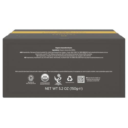 100-count teabags provide a consistent, convenient caffeine-free option.