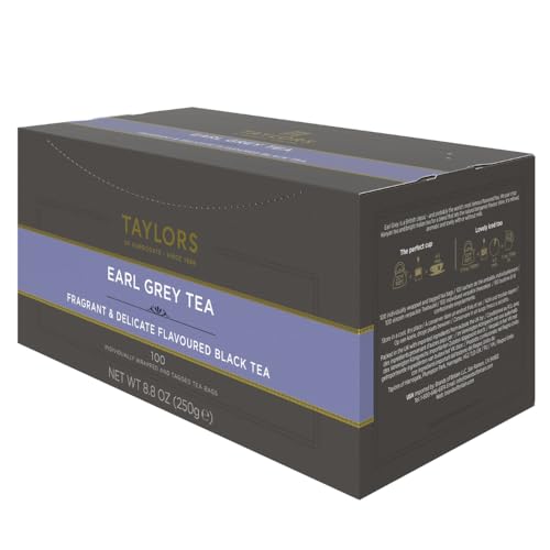Taylors Earl Grey bergamot close-up showing fragrant citrus aroma.