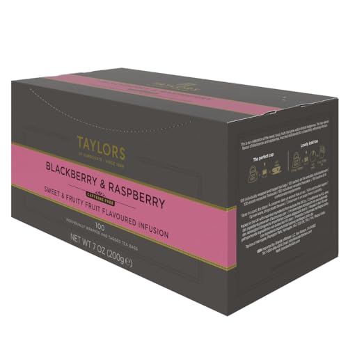 Individually wrapped Taylors of Harrogate tea bags ensure freshness for easy brewing.