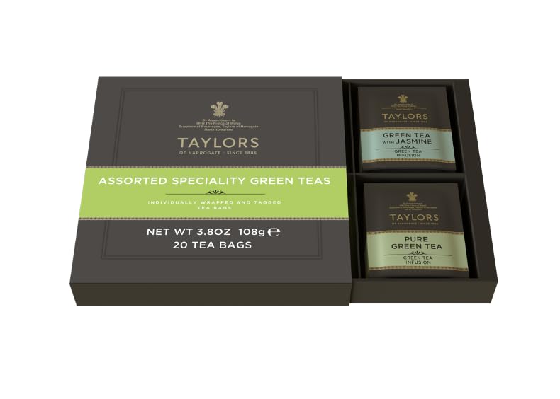 Taylors of Harrogate assorted green tea gift box for gifting and office breaks