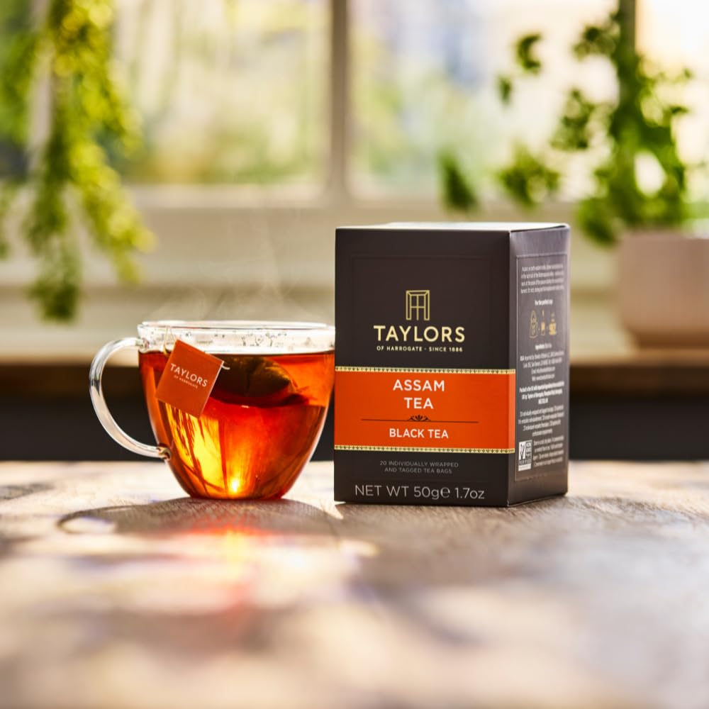 Taylors of Harrogate brand logo on packaging.