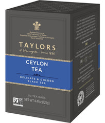 Taylors of Harrogate Pure Ceylon tea bags offer a bright, citrusy aroma.