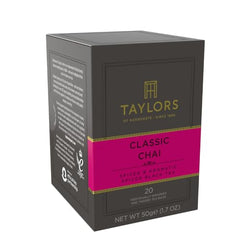 Taylors of Harrogate spice blend closeup highlights cinnamon, ginger, cardamom.