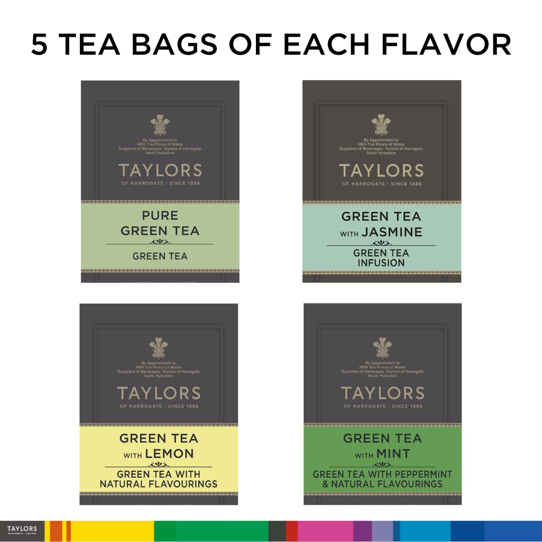 Taylors of Harrogate sustainability certifications on the box, highlighting ethical sourcing