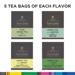 Taylors of Harrogate sustainability certifications on the box, highlighting ethical sourcing