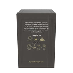 Taylors chamomile packaging image showcasing 20 individually wrapped bags
