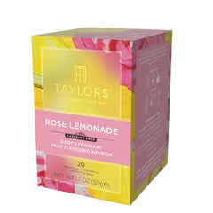 Taylors of Harrogate Rose Lemonade Infusion served hot or iced for refreshing enjoyment.