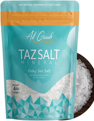 Taz Salt All Goods Tasmanian flaky sea salt jar for finishing dishes