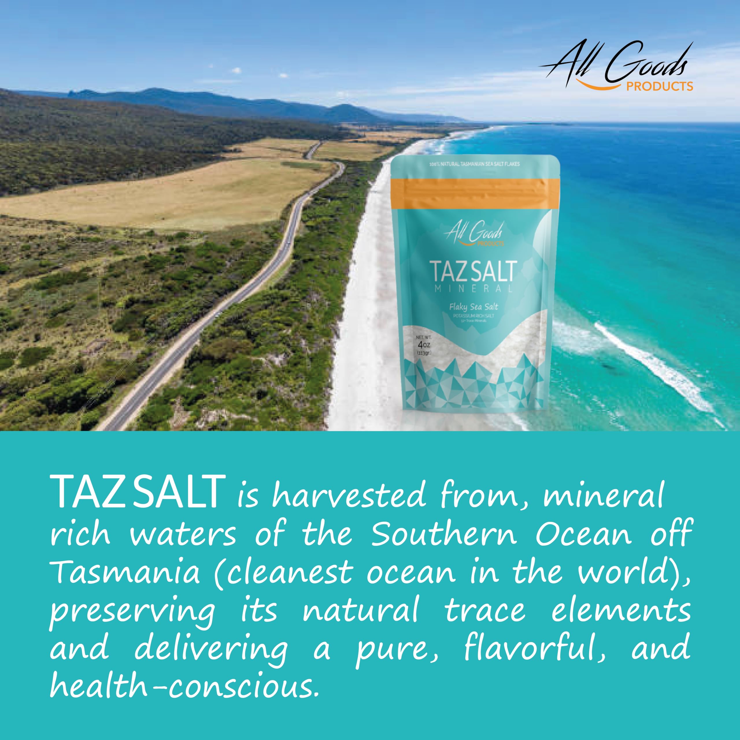Taz Salt gourmet kitchen essential for chef-level flavor