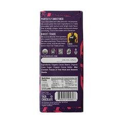 Taza Chocolate Amaze Bar 87% side view highlights stone-ground texture and depth