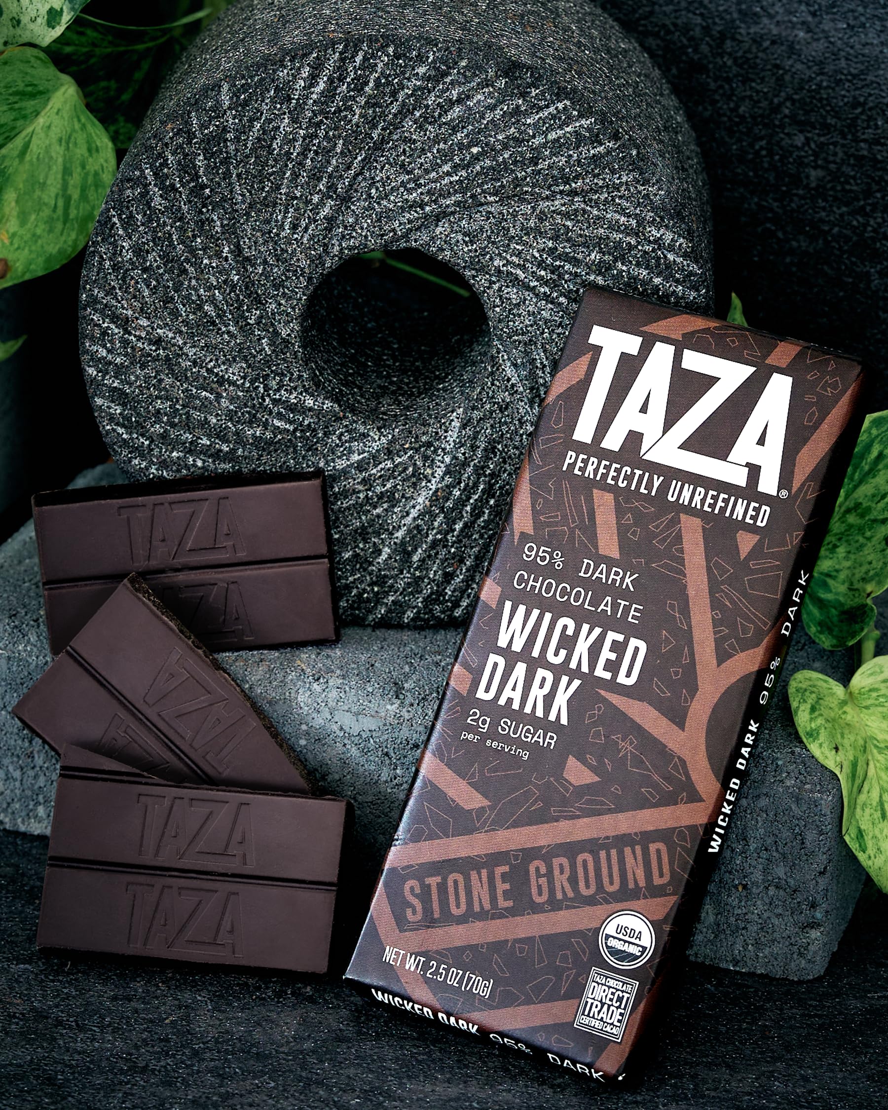 Taza Amaze Bar 95% gift-ready packaging great for chocolate lovers