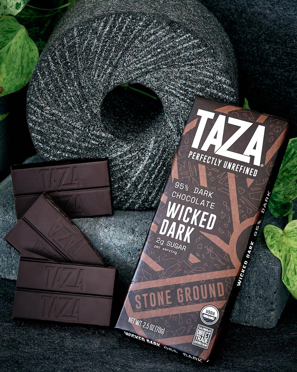 Taza Amaze Bar 95% gift-ready packaging great for chocolate lovers