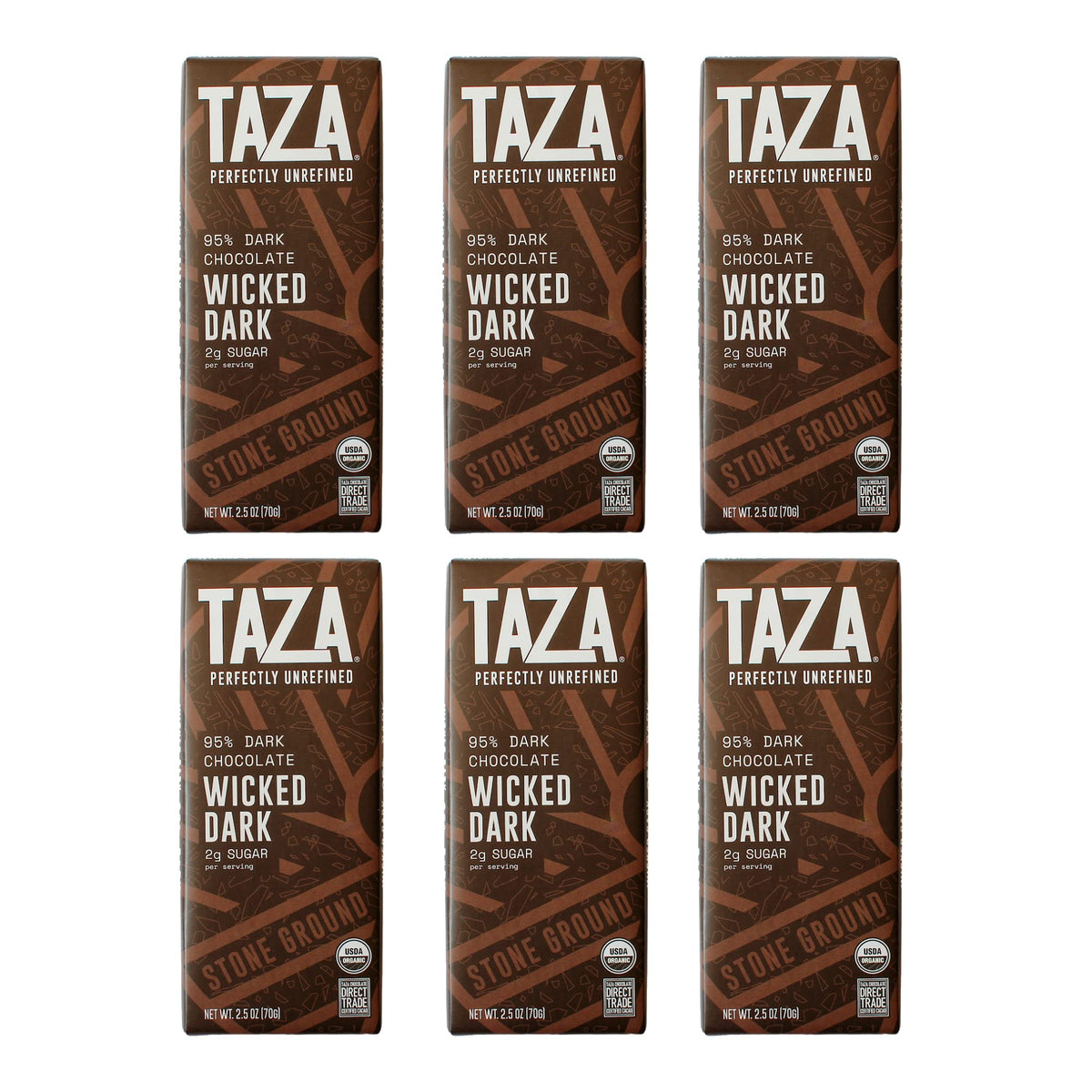 Taza Amaze Bar 95% packaging highlighting organic vegan chocolate ideal for gifting