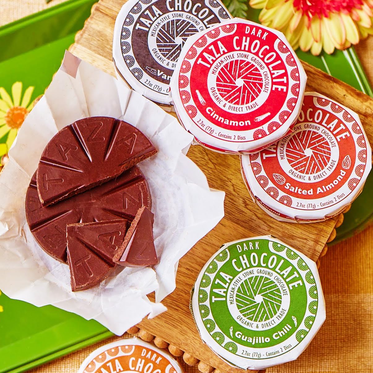Taza Chocolate Mexicano disc cacao puro, pure cacao flavor for dark chocolate lovers.
