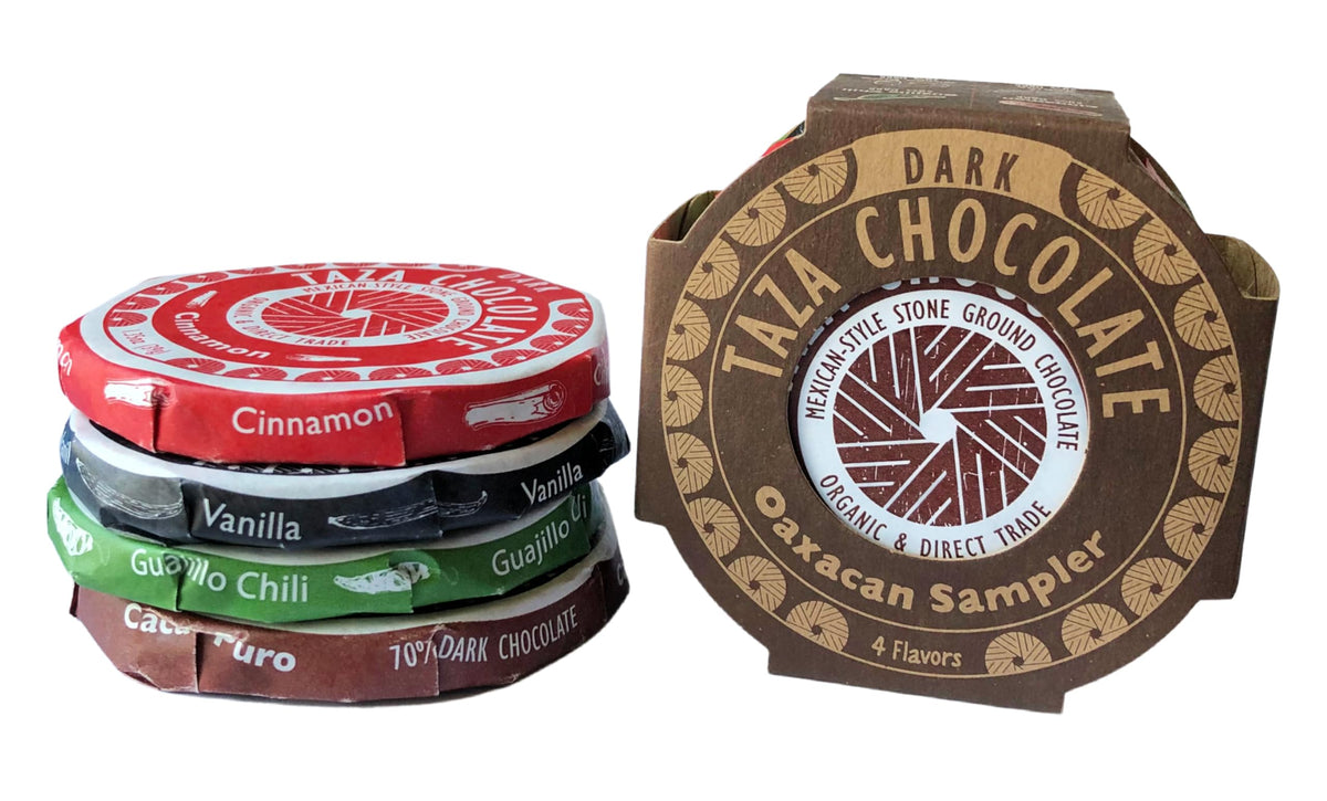 Taza Chocolate Mexicano disc guajillo chili, bold spice for icy hot chocolate.