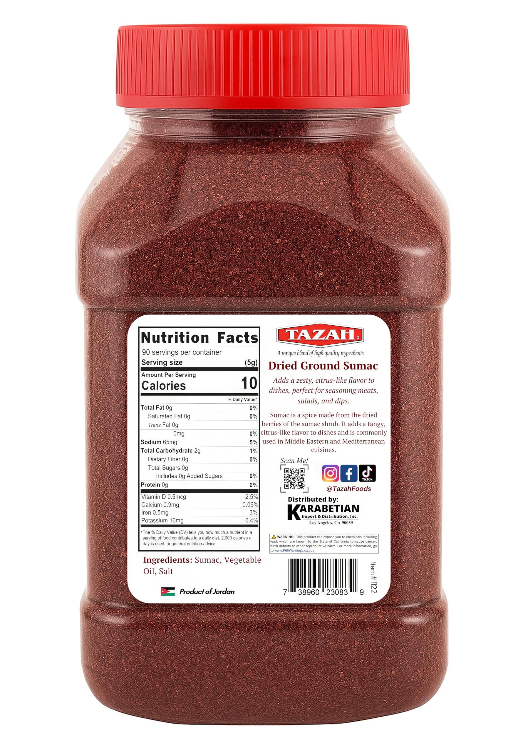 Pouring Tazah Sumac Spice over roasted vegetables for citrusy depth.