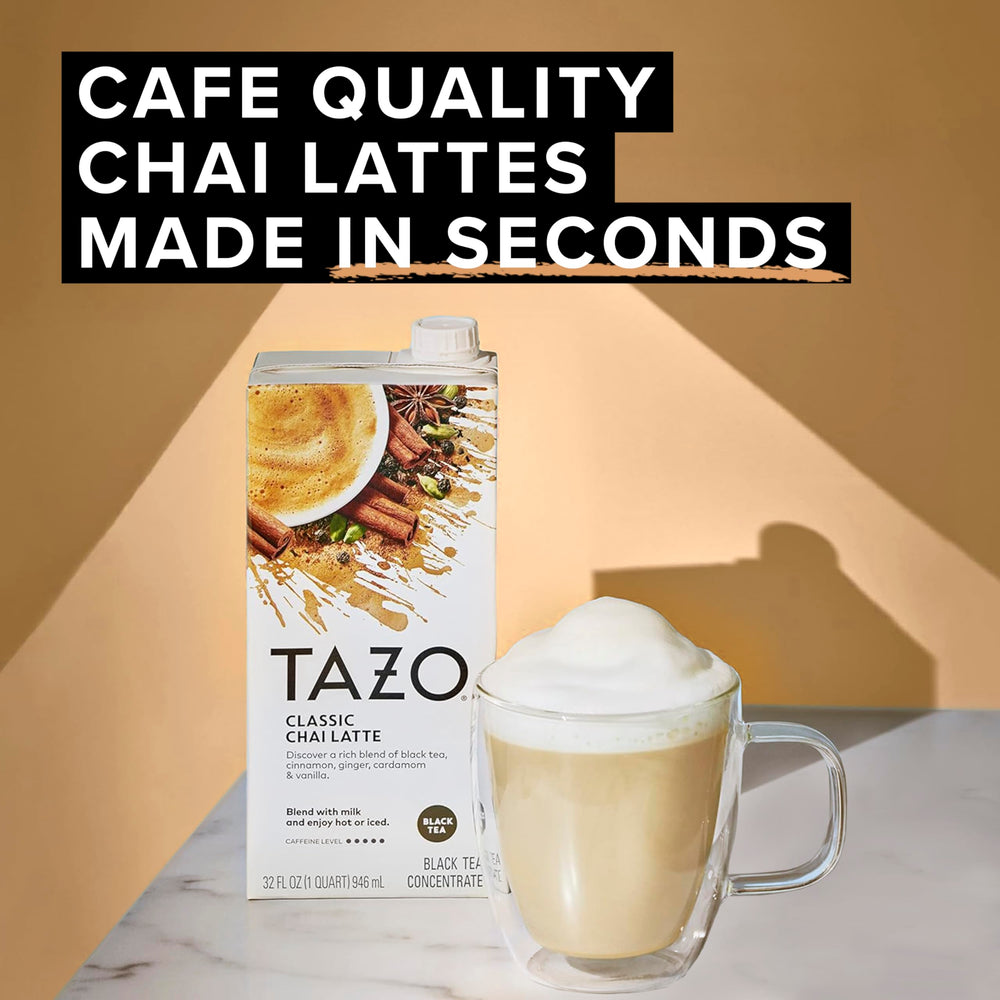TAZO 1:1 mix makes quick lattes and mocktails at home