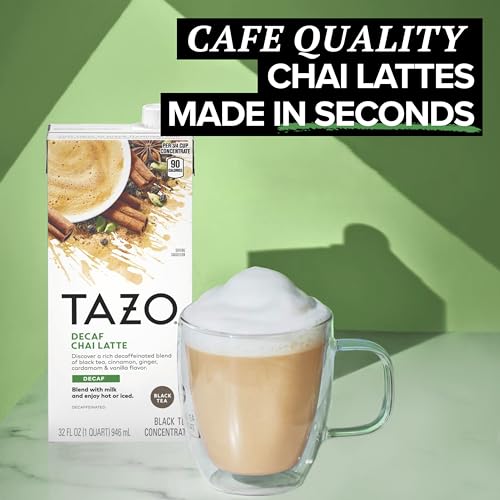 Shelf display with product branding evokes everyday chai indulgence