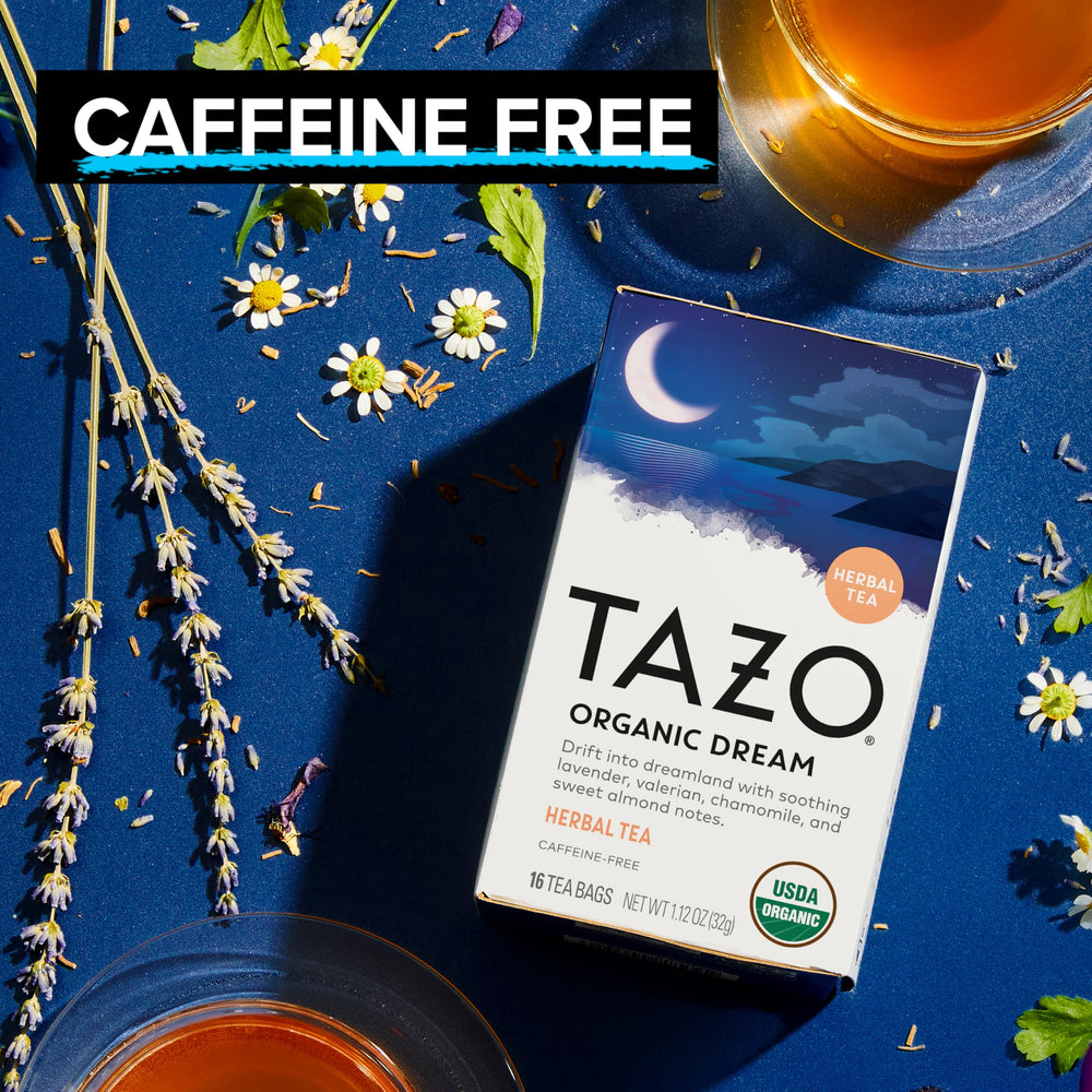 TAZO DREAM lavender and chamomile blend with relaxing aroma