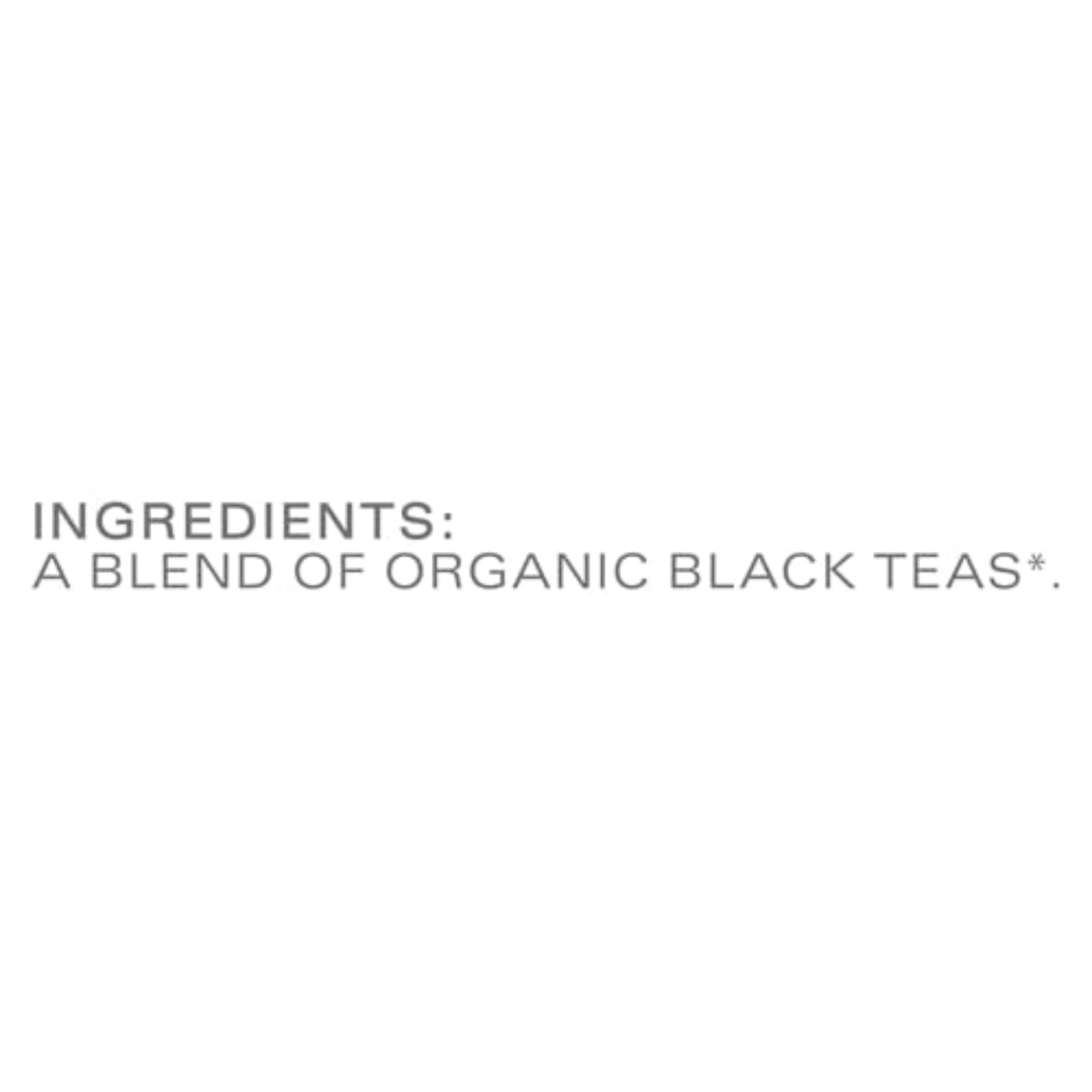 TAZO Awake English Breakfast tea brew in a cup delivering a strong, smooth morning lift.