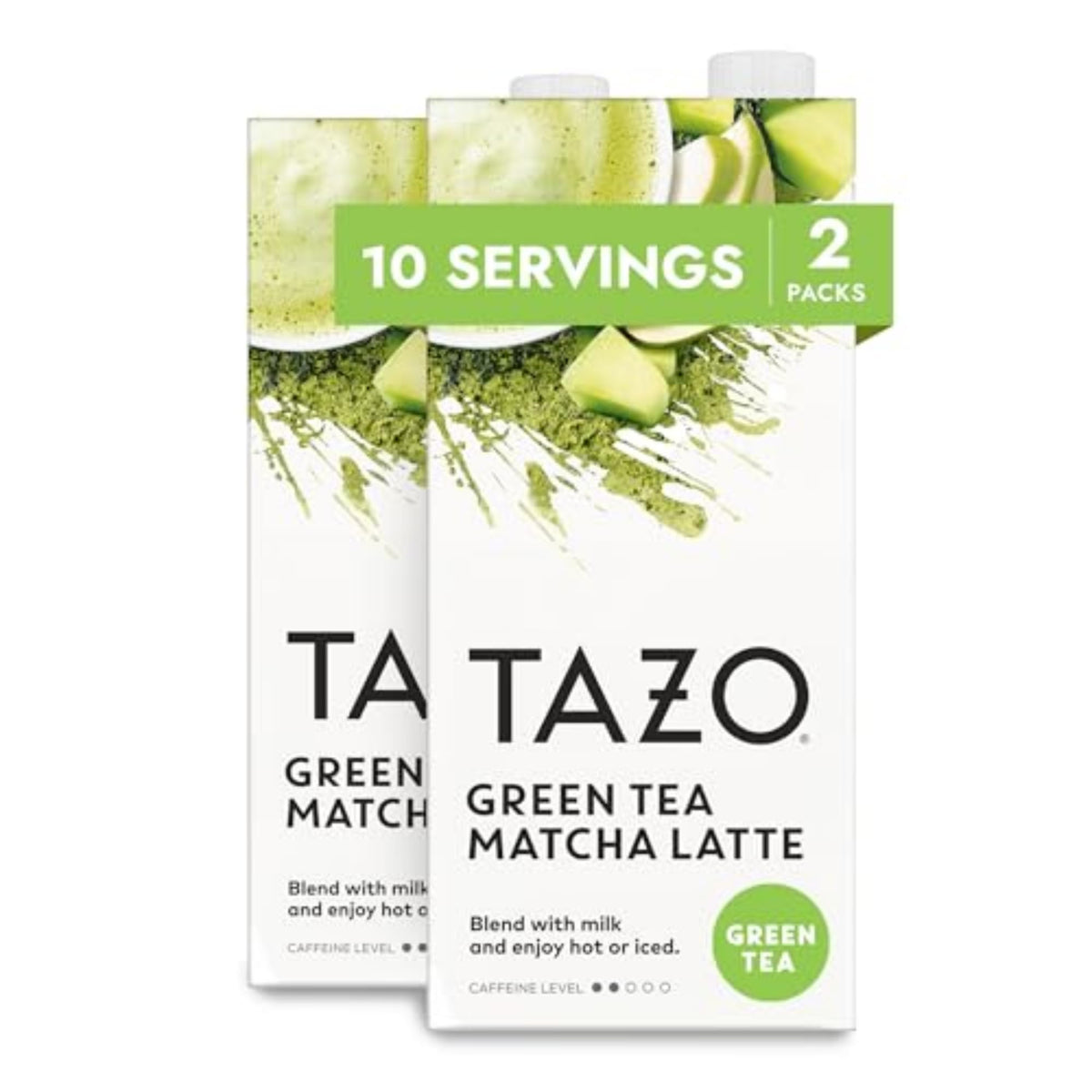TAZO Green Tea Matcha Latte concentrate bottle for quick lattes.