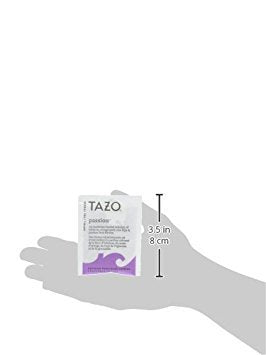 TAZO Passion Tea steeping setup, inviting bright fruity notes with each pour