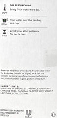 TAZO Prickly Pear Cactus tea bags steep cup—aromatic hibiscus notes ideal for a relaxing, caffeine-free break