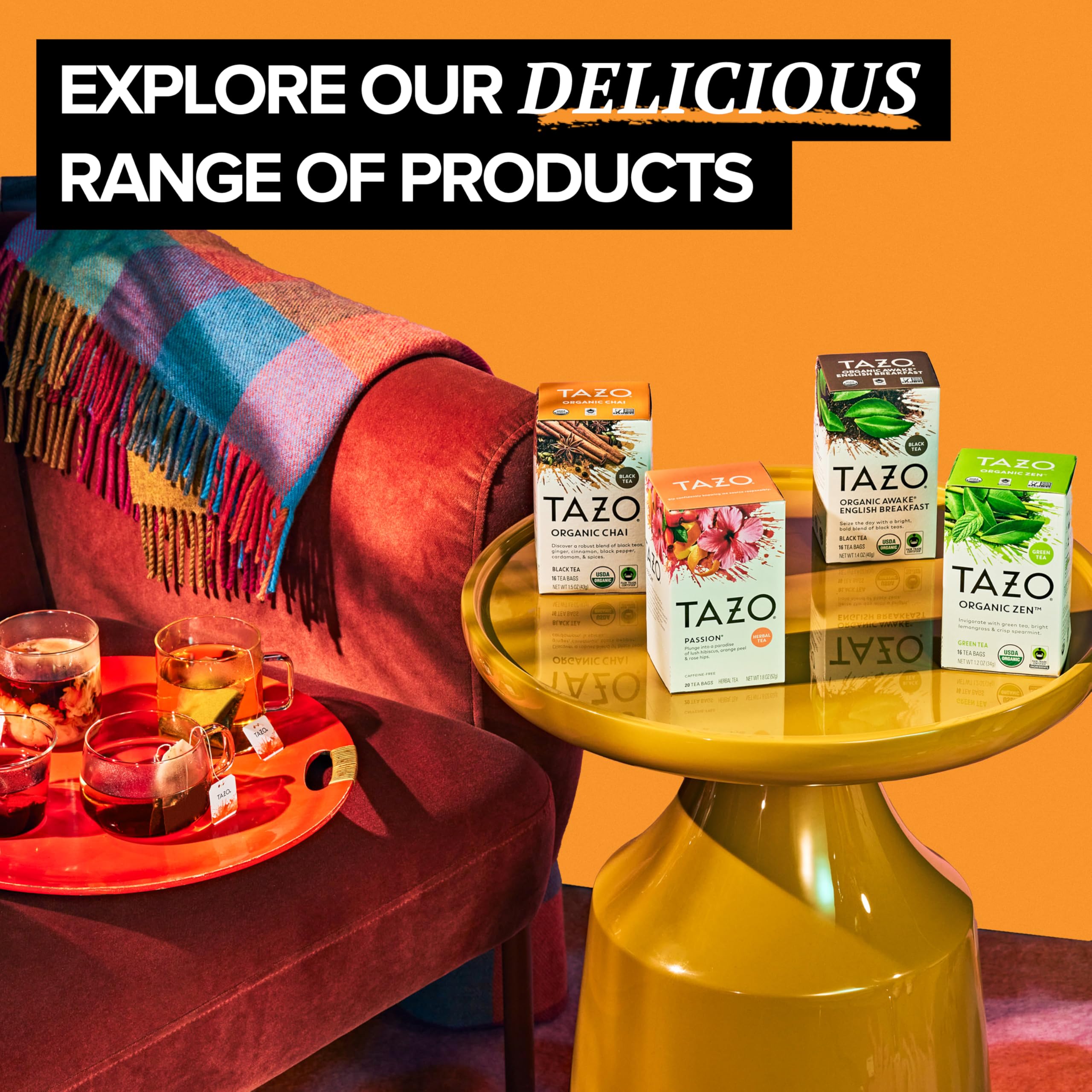 Gift-ready TAZO Pumpkin Spice Chai set for tea lovers