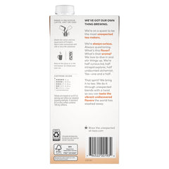 Iced latte using TAZO Pumpkin Spice Latte Concentrate for refreshing fall flavor.