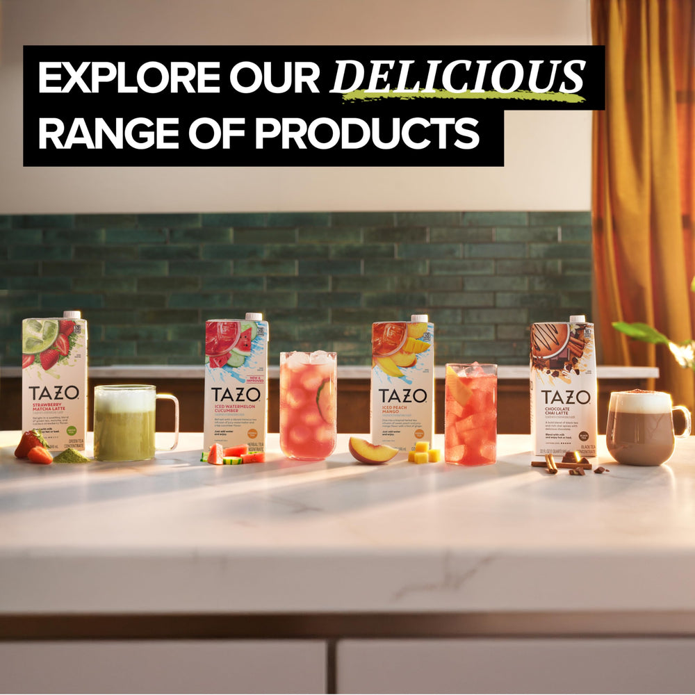 TAZO two-carton packaging highlights value and pantry-ready size