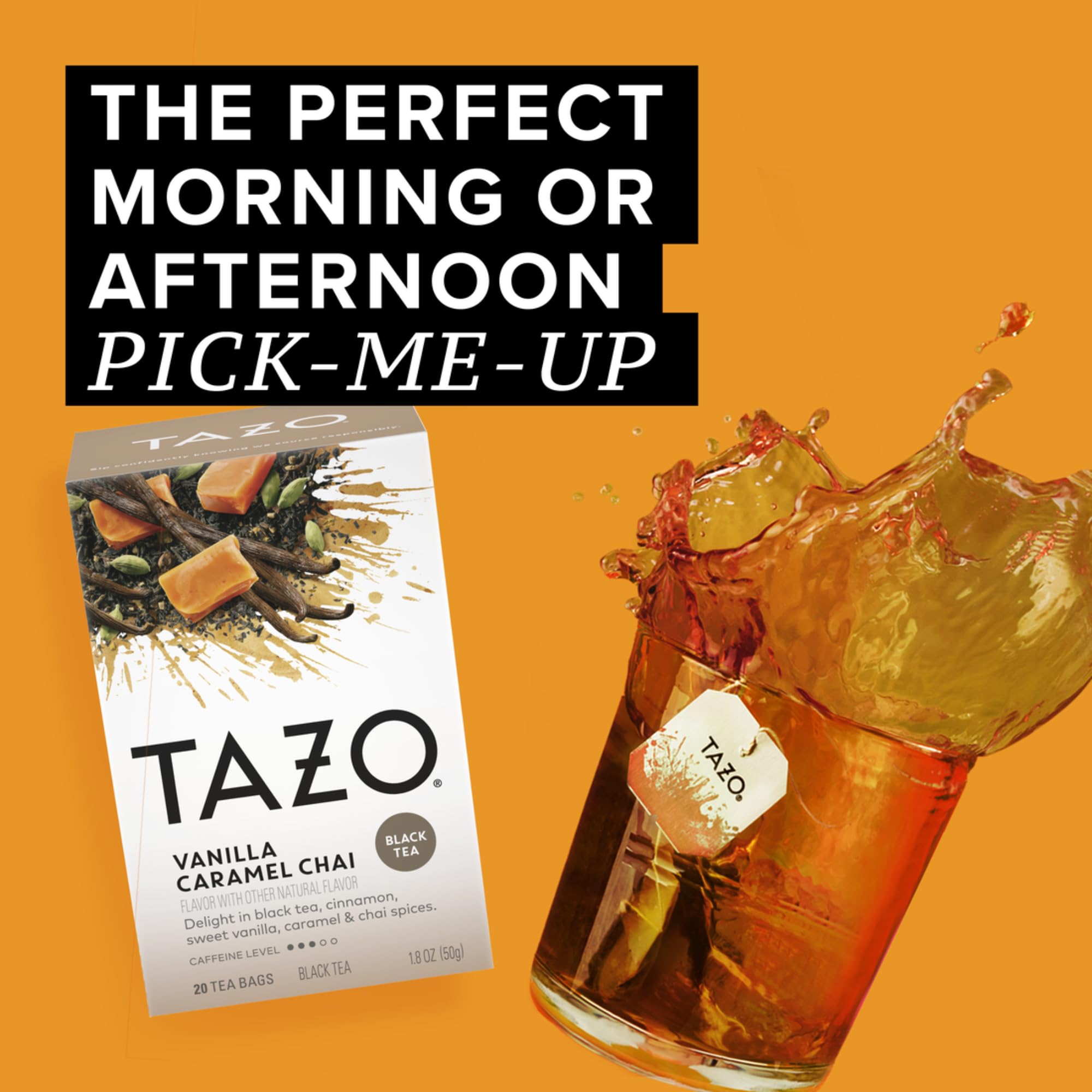 TAZO Vanilla Caramel Chai daily ritual promotes comforting moments