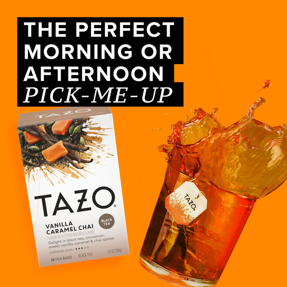 TAZO Vanilla Caramel Chai daily ritual promotes comforting moments