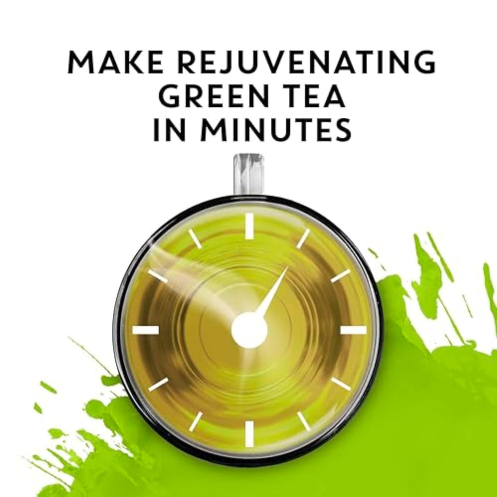 TAZO Zen green tea infusion with crisp mint aroma for a midday lift.