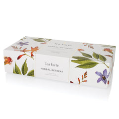 Tea Forte blueberry merlot pyramid infusion with rich fruity notes