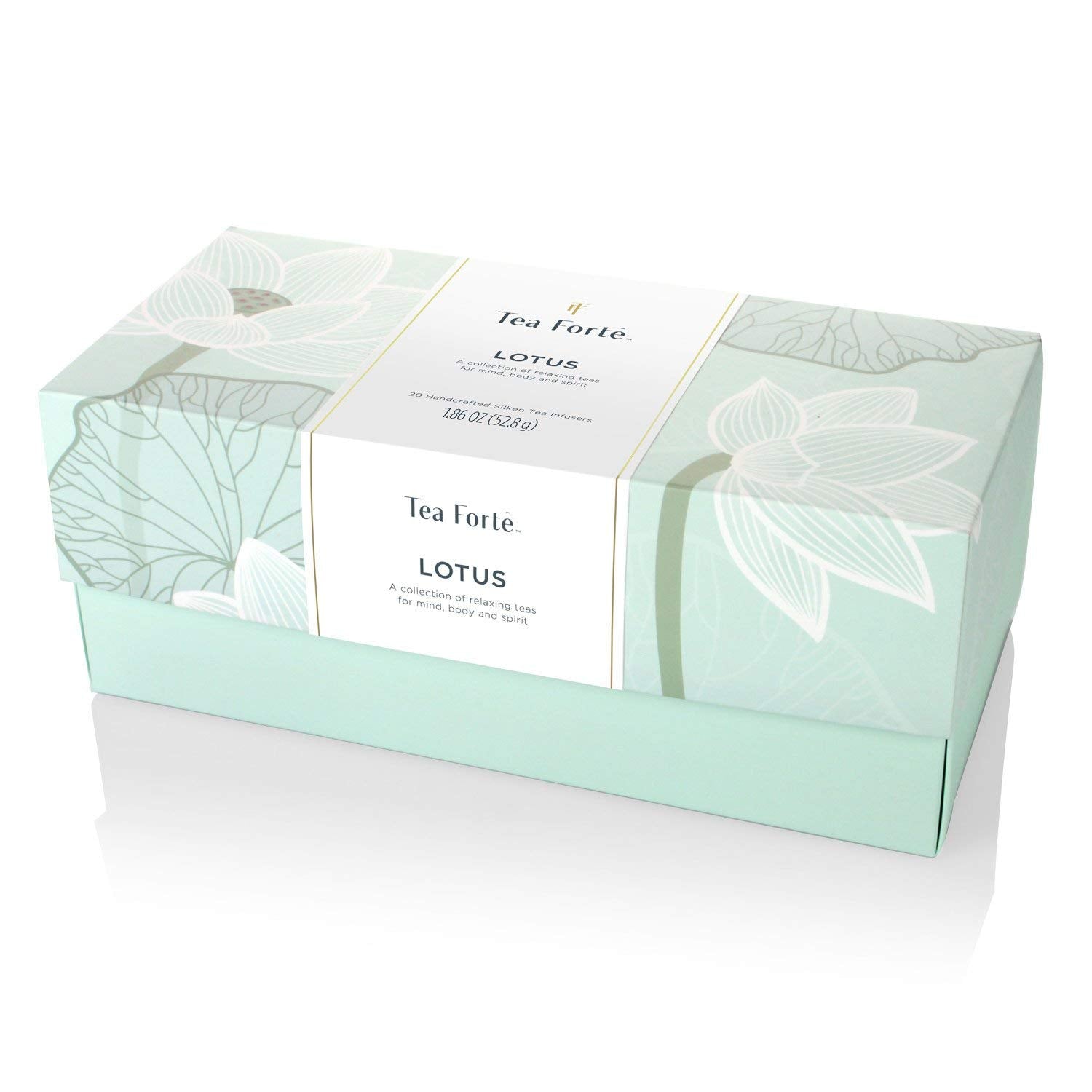 Tea Forte Lotus collection Mountain Oolong for smooth, comforting notes