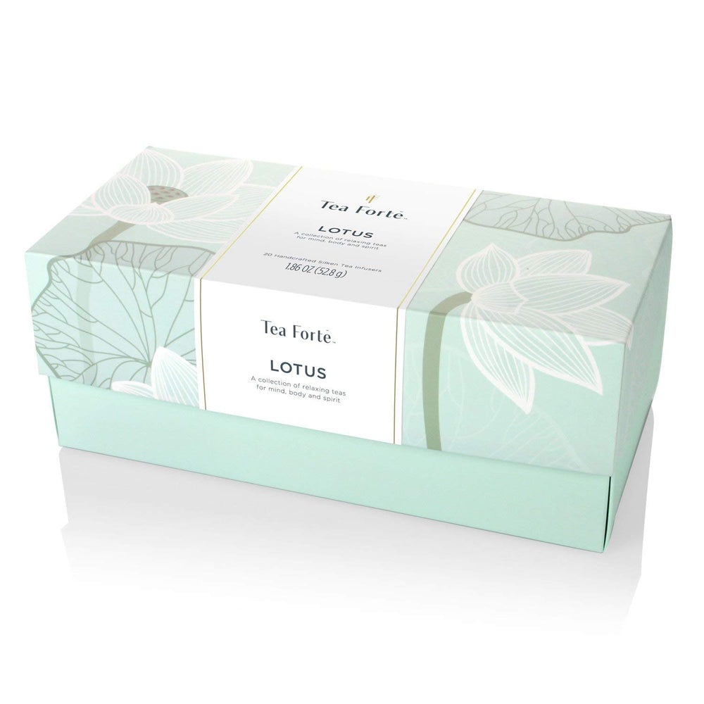 Tea Forte Lotus collection Mountain Oolong for smooth, comforting notes