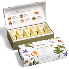 Tea Forte premium petite gift set front view, ideal for gifting occasions