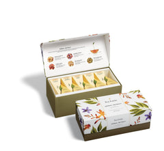 Tea Forte premium presentation box featuring 20 pyramid tea bags for gifting
