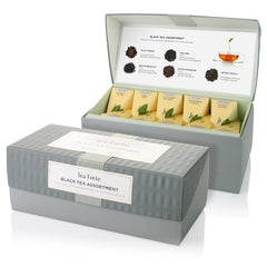 Tea Forte presentation box gift set featuring premium black tea selection