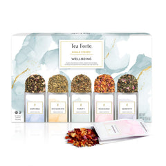 Tea Forte Purify pouch for a clean, cleansing aroma and balanced finish.