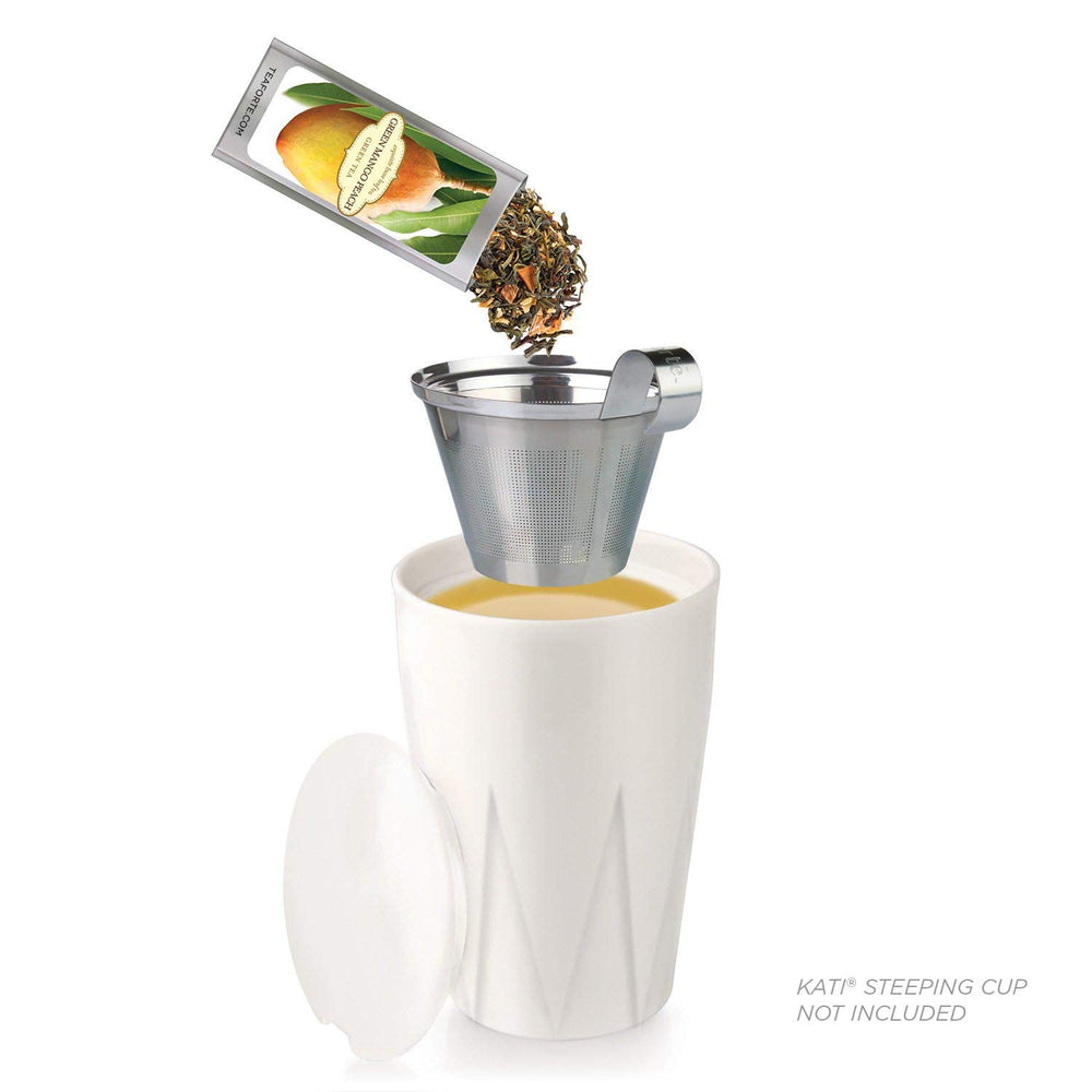 Tea Forte Single Steeps Sencha pouch supports a simple, everyday tea ritual