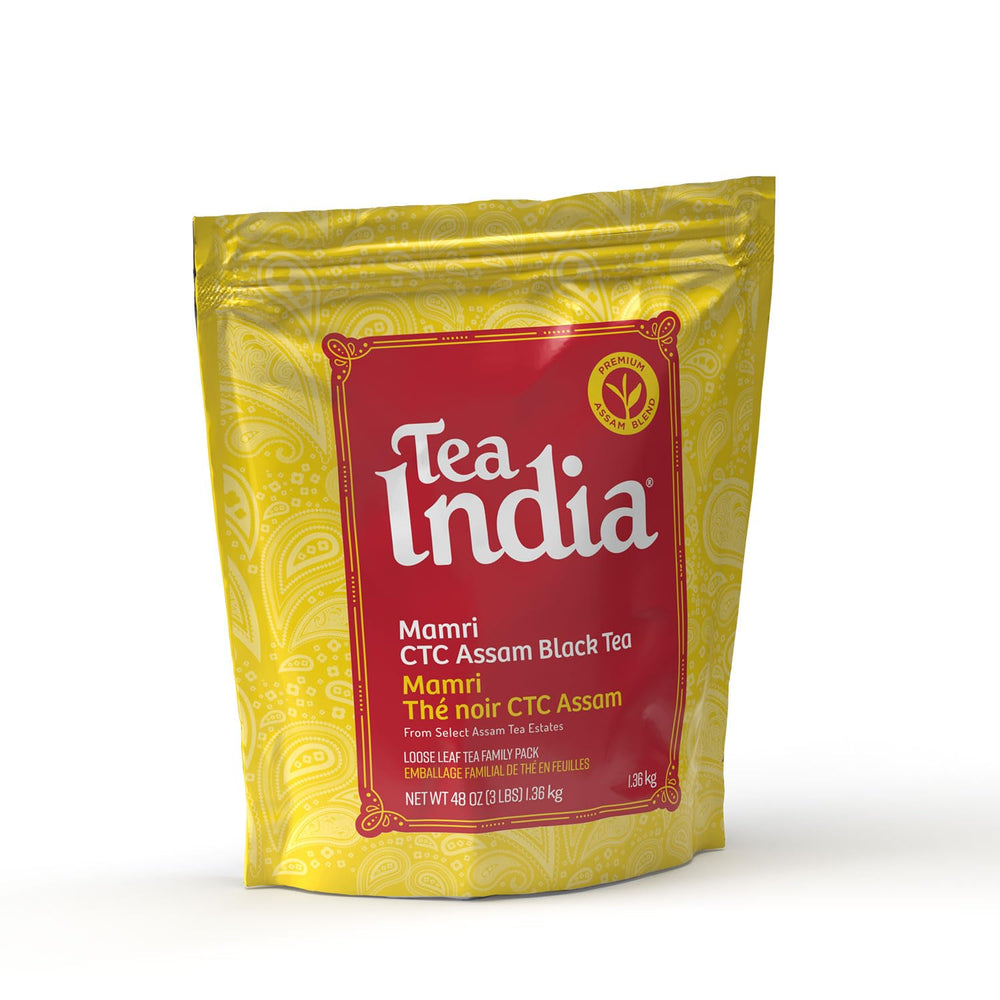 Tea India CTC Assam loose tea pack ready for a bold brew
