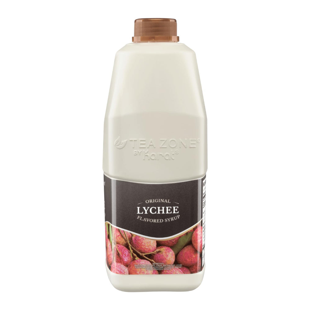 Tea Zone Lychee Syrup slush-cup highlighting fruit-forward frozen treats.