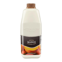 Tea Zone Mango Syrup smoothie shot emphasizing rich fruit depth.